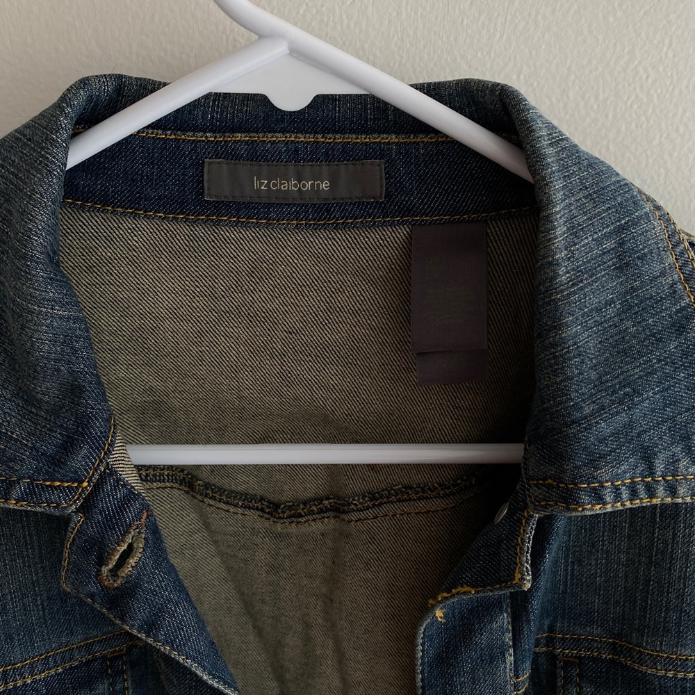 Liz Claiborne, SZ small Blue Jean jacket, 2 front pockets and two side pockets - Picture 6 of 16